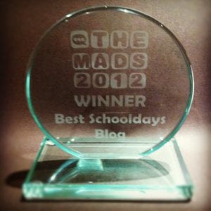 "MAD Blog Awards Trophy"