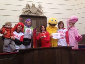 St Albans Mayor hands over the baton to Buzz Lightyear