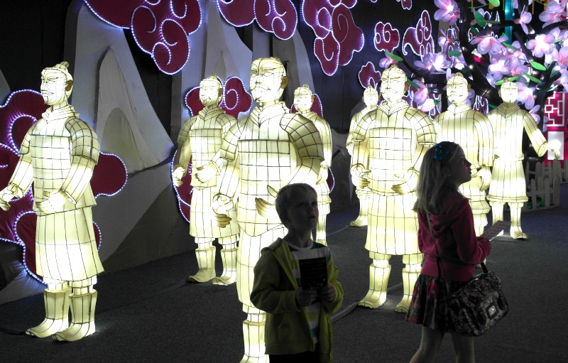 Blackpool Illuminasia - Terracotta Warriors in the Mysteries of China Zone